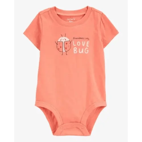 Baby Grandma's Little Love Bug Cotton Short Sleeve Bodysuit - Carter's | Carter's