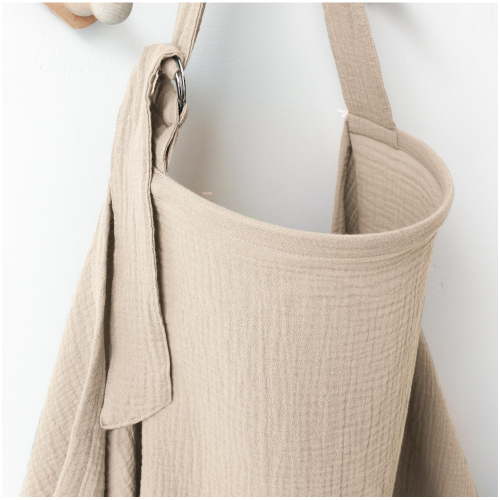Muslin Nursing Covers for Breastfeeding,Privacy Breast Feeding Cover with Arch Neckline,Cotton Nursing Apron