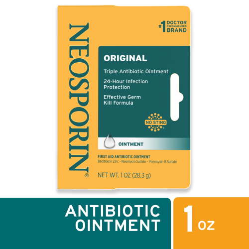 Neosporin Original First Aid Antibiotic Bacitracin Ointment, 1 oz