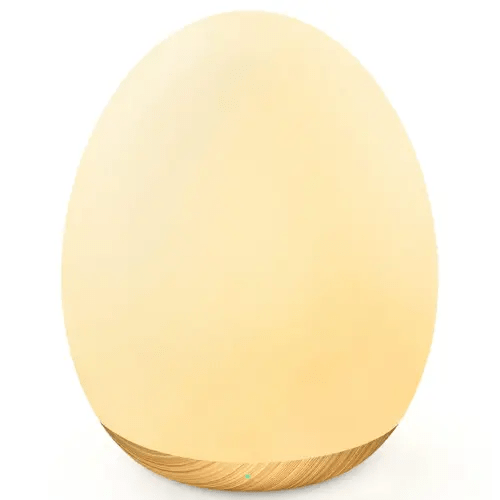 MediAcous Night Lights for Kids Room, Baby Night Light with 7 Colors Changing & Dimming Function, Rechargeable Kids Night Light with 1 Hour Timer & Touch Control, Up to 100H, Wood Grain