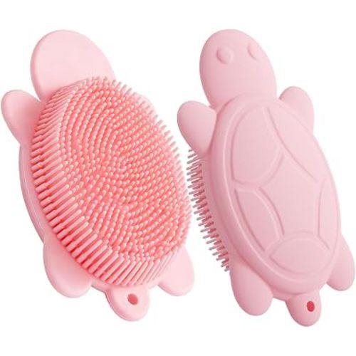 Kids Body Scrubber and Back Exfoliating Mitt - Soft Bristles