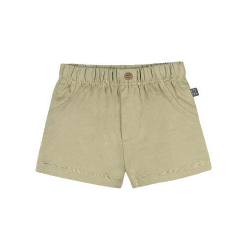 Modern Moments by Gerber Baby Boy Organic Shorts with Mock Pocket, Sizes 0/3 Months - 24 Months