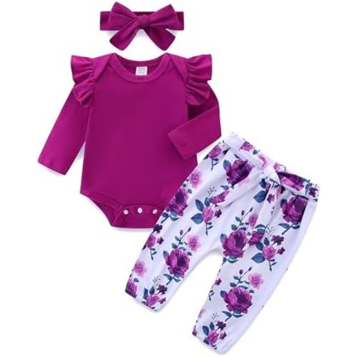Baby Girl Ruffle Romper 9~12M