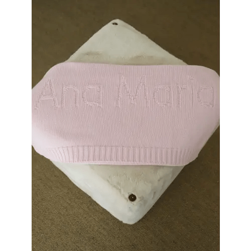 Personalized Pink Blanket