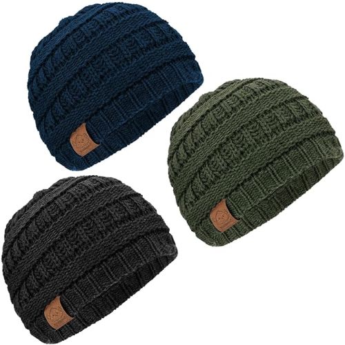 KeaBabies 3pk Baby Beanies for Boys, Girls,Soft Baby Hat (Sweet Pea, 0-6M) | Stretchy Knit, Warm Toddler Winter Hat, Babies, Infant, Newborn Beanie, Baby Winter Hats for Girls, Boys