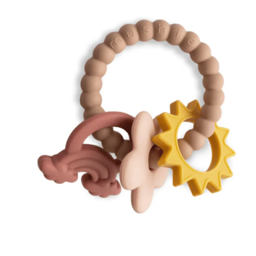 Mushie Teething Ring- Nature
