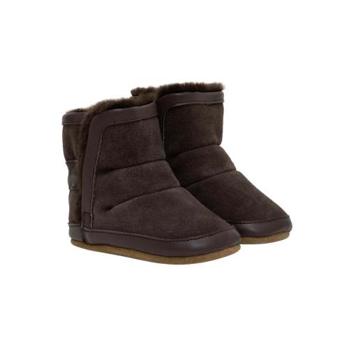 Cozy Cuff Soft Sole Boots Brown – Robeez