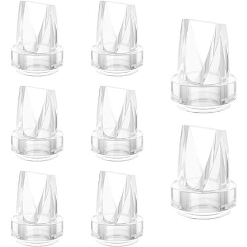 8PCS Duckbill Valves Compatible with eufy E10/E20/S1/S1 Pro Replacement Parts, Wearable Breast Pump Accessories