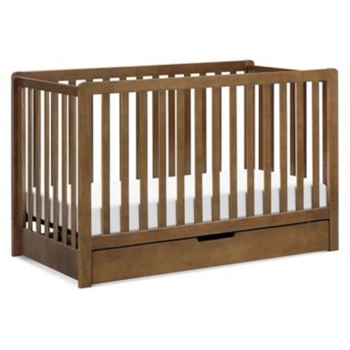 Carter's by daVinci Colby 4-in-1 Convertible Crib with Trundle Drawer - Walnut