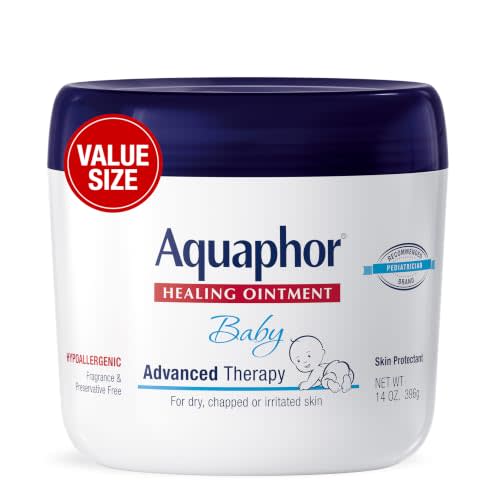 Aquaphor Baby Healing Ointment for Diaper Rash and More, 14 OZ | Baby Skin Protectant with Petrolatum for Chapped or Dry Skin, Drool Rash and Diaper Rash, Hypoallergenic, Fragrance Free