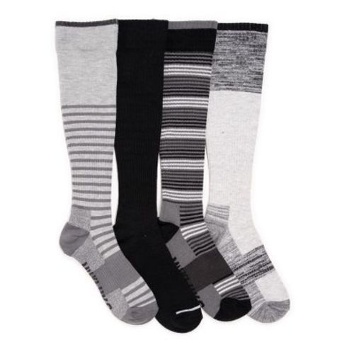 Muk Luks Women's 4 Pack Compression Sock