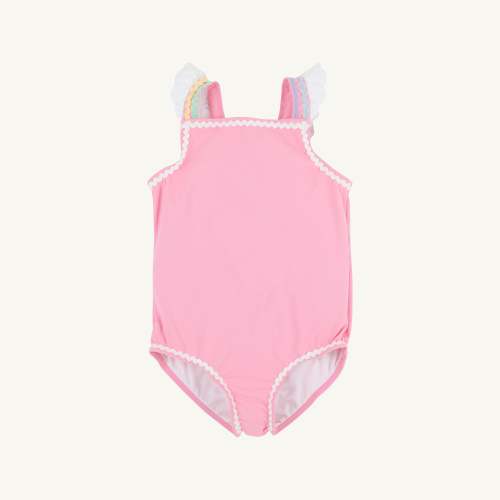Long Bay Bathing Suit - Hamptons Hot Pink