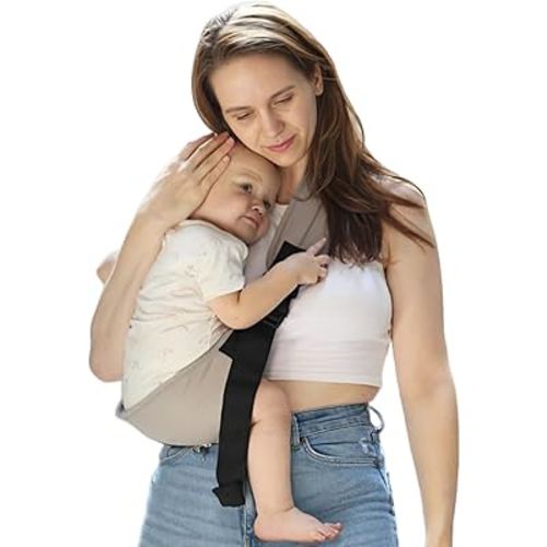 2024 Toddler Sling, Portable Baby Carrier, Adjustable Sling and Ergonomic Non-Slip seat, Padded seat, The Most Convenient Travel Carrier for 6-36 Months (Gray)