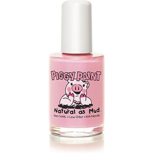 Piggy Paint 100% Non-toxic Girls Nail Polish - Safe, Chemical Free Low Odor for Kids, Sweetpea