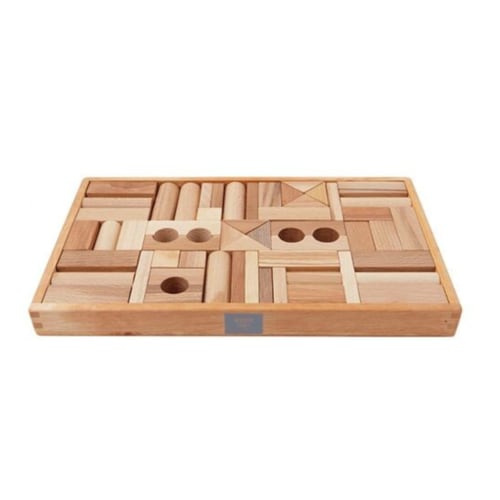 WOODEN BLOCKS IN TRAY - Wooden Story - ATELIER POMME
