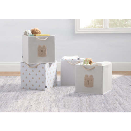 babyGap 4-Pack Brannan Bear Fabric Storage Bins with Handles