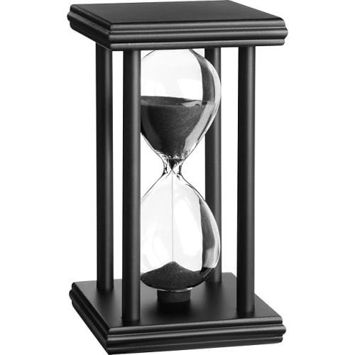 Hourglass 8inch 60 min (Black)