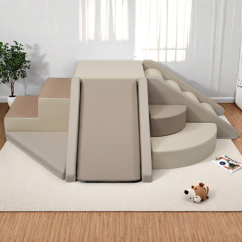 9-Piece Kids Climb & Crawl Soft Foam Activity Play Set for Indoor Toddler Play | Wayfair