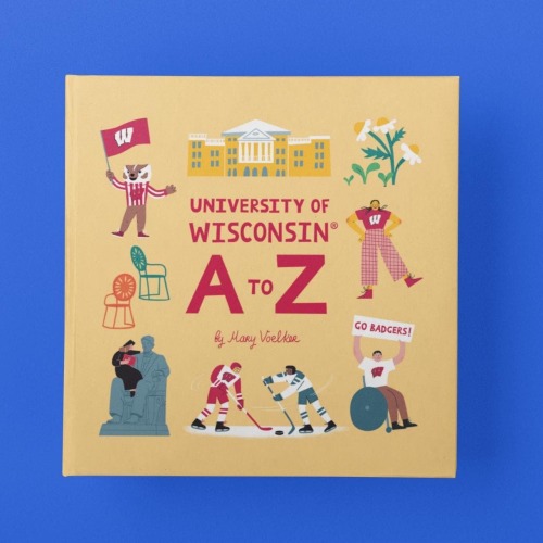 Wisconsin Badger A to Z Picture Book, Baby Shower Gift, Official UW Alumni Keepsake