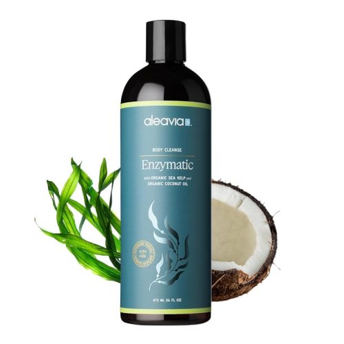 Aleavia Body Cleanse – Organic & All-Natural Prebiotic Body Wash – Fragrance-free and Sulfate-Free Enzymatic Body Cleanser – 16 Oz.