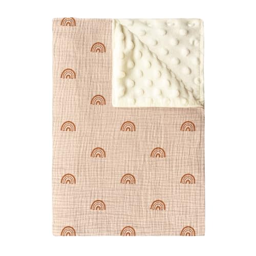 WVM Baby Blankets for Unisex Boys and Girls, Super Soft Comfy Blankets for Toddlers' Crib, Stroller, Baby Shower, Birthday, Newborn's Gift