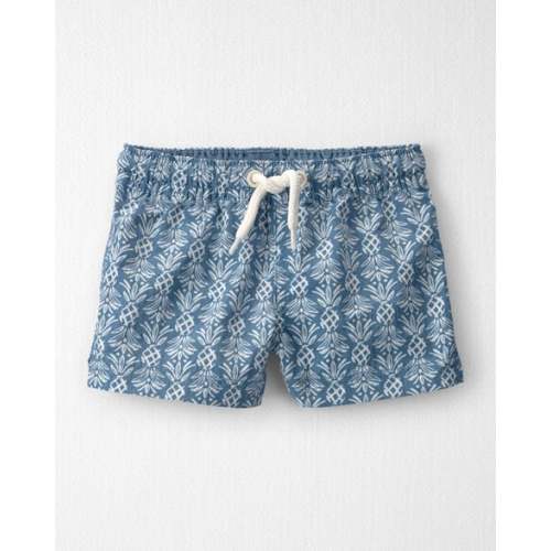 Baby Boy Recycled Swim Trunks in Bloom Lagoon - Little Planet | Carter's - 9 months
