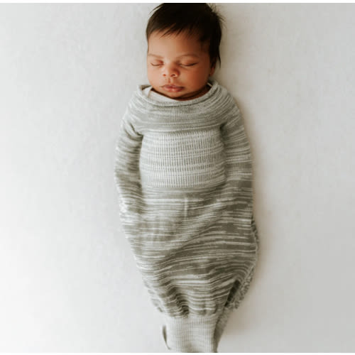 Grey Swaddle Sleep Sack - Large (12-18 pounds)