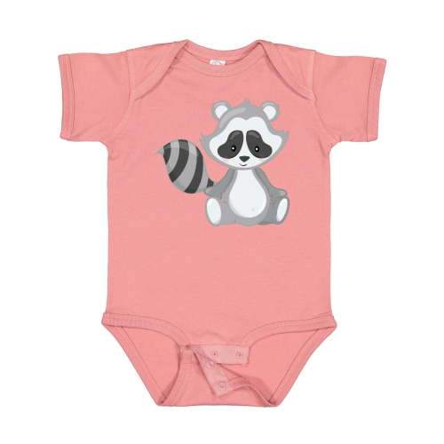 Inktastic Cute Woodland Animal Raccoon Boys or Girls Baby Bodysuit