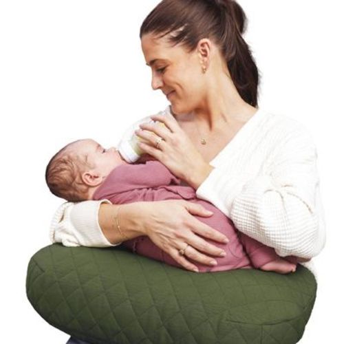 Boppy Luxe Nursing Pillow - Green Moss Quilt