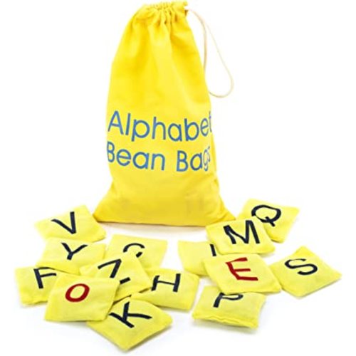 Educational Insights Alphabet Beanbags - ABC Learning Toys for Kids Ages 3-5, Toddler Letter Learning, Alphabet Toys and Phonics Manipulatives for Preschoolers, Gross and Fine Motor Sensory Letters