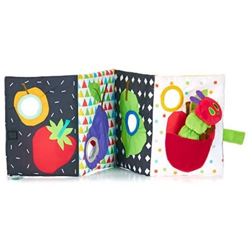 KIDS PREFERRED World of Eric Carle, The Very Hungry Caterpillar Soft in and Out Book and Stuffed Plush Toy , 5 Inch (Pack of 1)