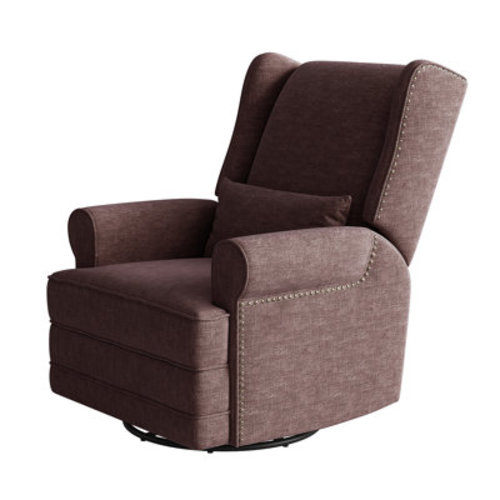 Winston Porter 34" Wide Swivel Rocking Nursery Recliner Comfortable Upholstered Glider & Reviews | Wayfair