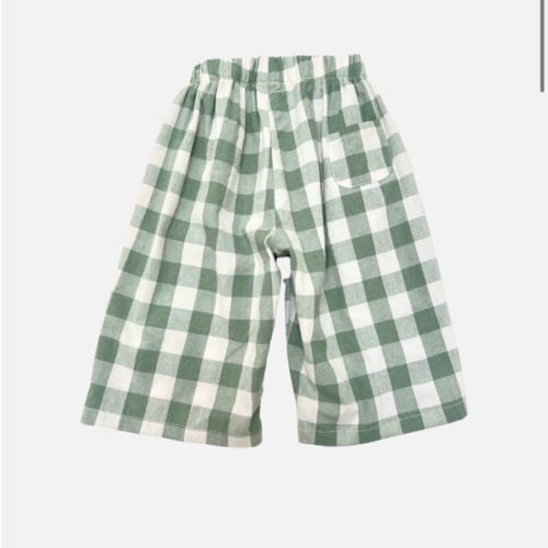 GINGHAM BABY PANTS