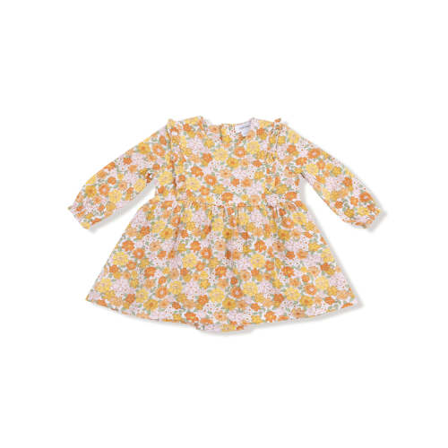 Ruffle Bubble w/ Skirt, Sweet Amber Floral
