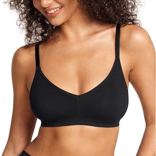 Natrelax Modal Ribbed V Neck Bralette