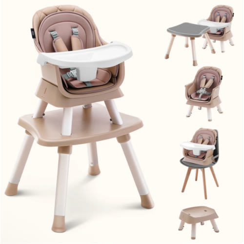 HARPPA Moro | 8 in 1 High Chair, Newborn to Toddler Feeding Booster Seat with Recline & Adjustable Heights, Portable, Easy to Clean & Fold – Perfect for Mealtime, Playtime & Growth