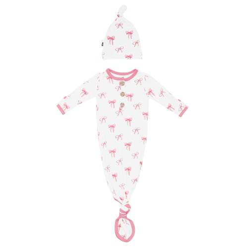 Knotted Gown with Hat Set in Bow