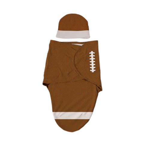 Football Cotton Swaddle
