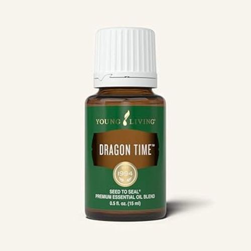 Dragon Time 15 ml Essential Oil by Young Living - Balancing & Soothing Aroma for Feminine Comfort, Calming, Relaxing, & Grounding, Sweet Herbaceous Scent, Traditionally for Dysmenorrhea