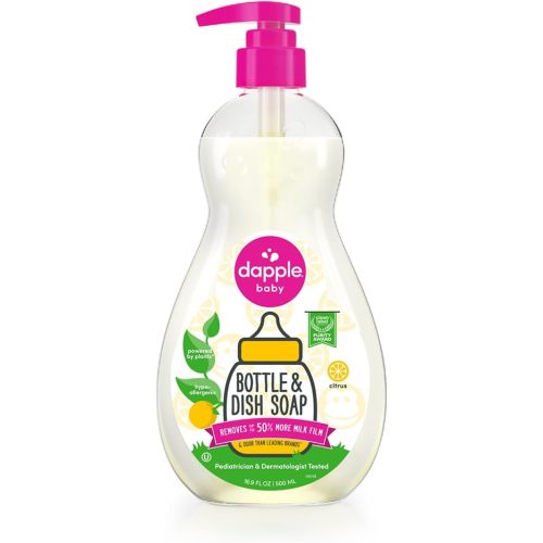 Dapple Baby - Fresh Citrus Baby Bottle & Dish Soap - 16.9 fl oz
