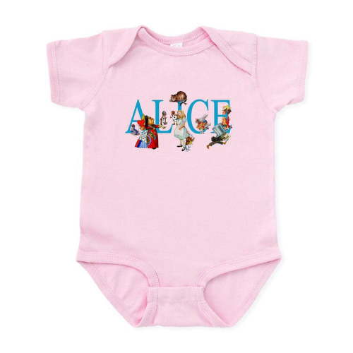 CafePress - ALICE & FRIENDS IN WONDERLAND Infant Bodysuit - Baby Light Bodysuit, Size Newborn - 24 Months
