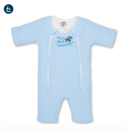 Blue Baby Merlin’s Magic Sleepsuit Microfleece Sleepwear for Cozy Nights