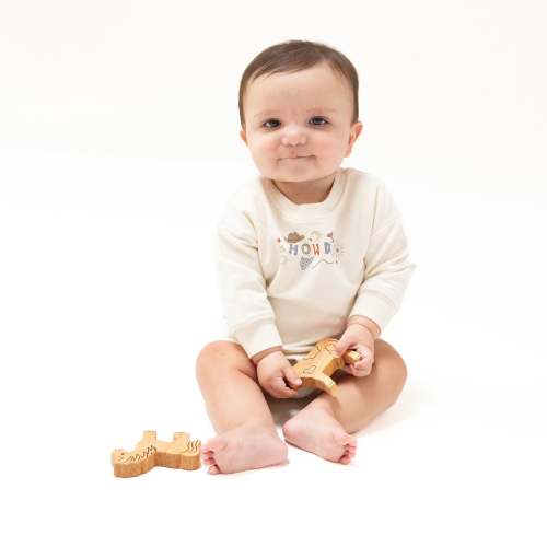 Sweatshirt Bubble with Howdy Silk Screen – Angel Dear