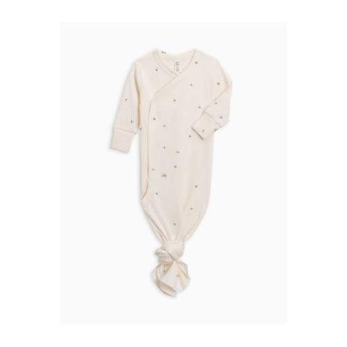 Organic Indy Wrap Gown, Newborn