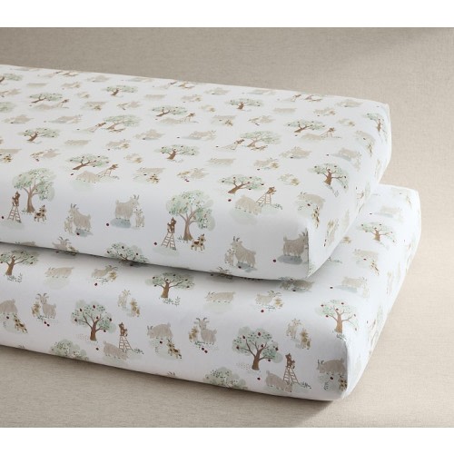 Bowie Billy Goat Organic Crib Fitted Sheet