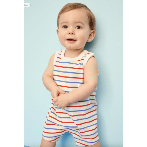 Baby Sleeveless Shortie Romper