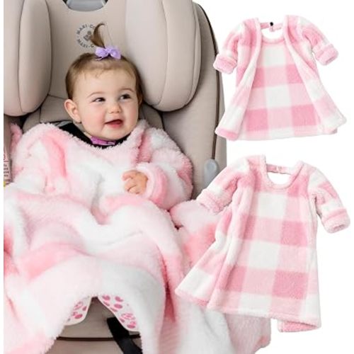 Buckle Me Baby Cozy Car Seat Blanket -Wearable Car Seat Blankets for Babies
