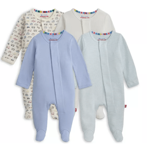 Unisex Footie Bundle, Pack of 4 - Baby
