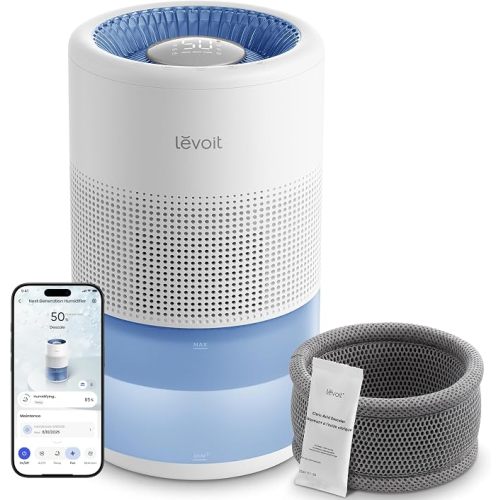 Levoit Evaporative Humidifiers for Bedroom, 19dB, Superior Studio Smart