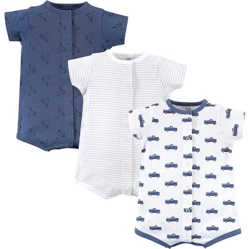 Touched by Nature Baby Unisex Baby Organic Cotton Rompers